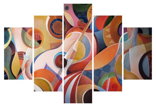 Kép - Zenei absztrakt (150x105 cm)