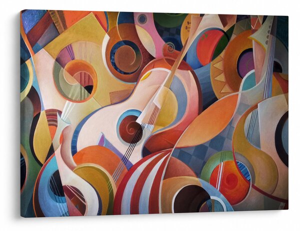 Kép - Zenei absztrakt (70x50 cm)