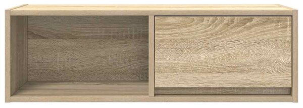 2 db sonoma tölgy színű szerelt fa TV-szekrény 80x31x25,5 cm