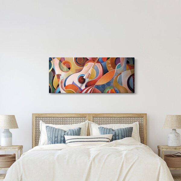 Kép - Zenei absztrakt (120x50 cm)