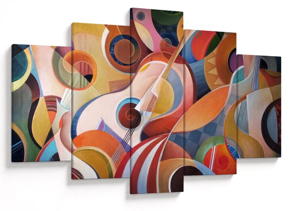 Kép - Zenei absztrakt (150x105 cm)