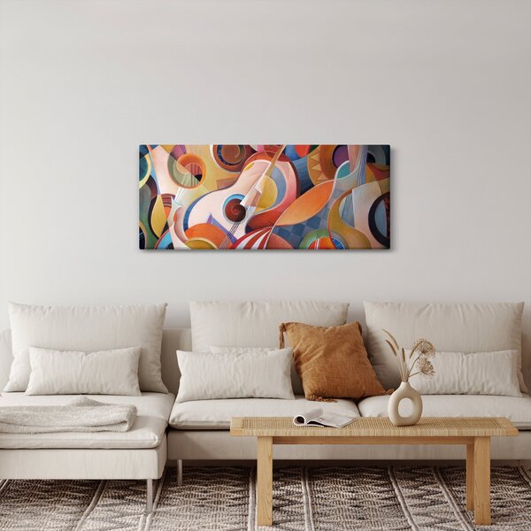 Kép - Zenei absztrakt (120x50 cm)