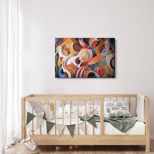 Kép - Zenei absztrakt (90x60 cm)