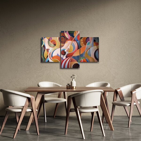 Kép - Zenei absztrakt (90x60 cm)