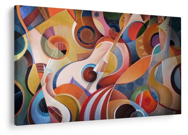 Kép - Zenei absztrakt (90x60 cm)