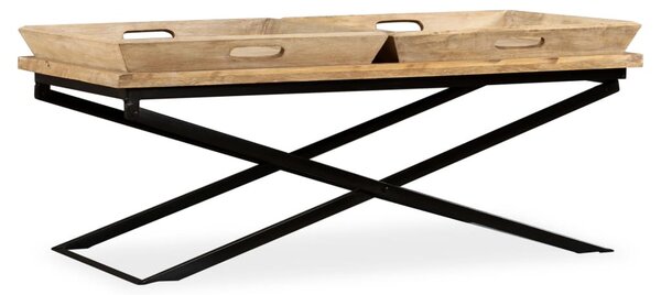 Tömör mangófa dohányzóasztal 110 x 55 x 42 cm