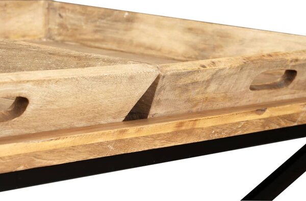 Tömör mangófa dohányzóasztal 110 x 55 x 42 cm