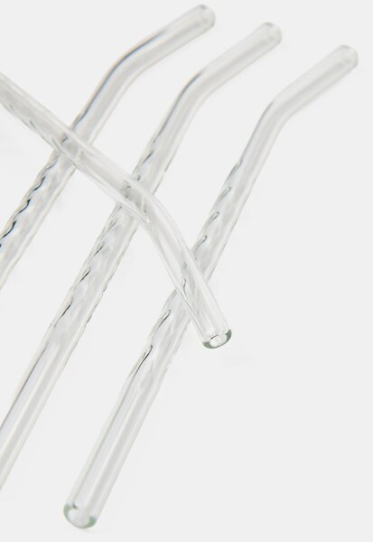 Sinsay - Szívószál készlet tisztítóval 5 pack - clear