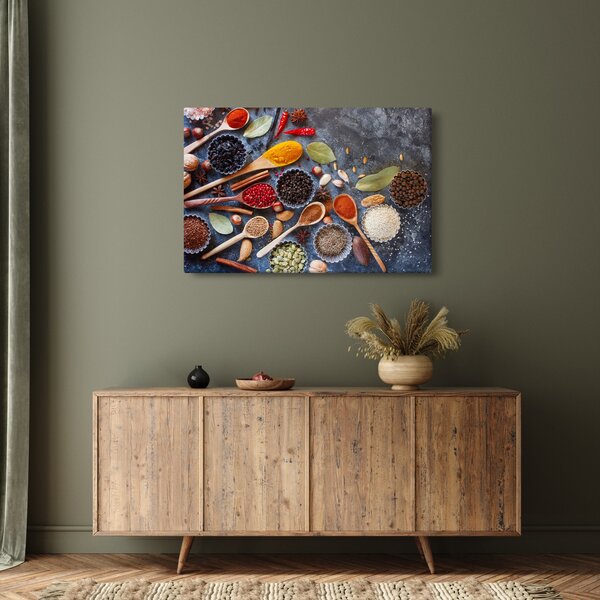 Kép - Fűszerek (90x60 cm)