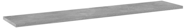 4 db betonszürke szerelt fa könyvespolc 100 x 20 x 1,5 cm