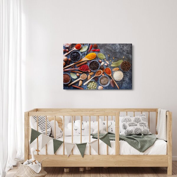 Kép - Fűszerek (90x60 cm)