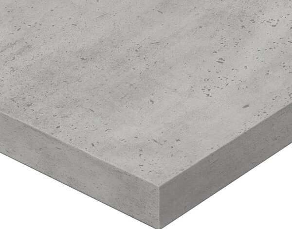 4 db betonszürke szerelt fa könyvespolc lap 80 x 20 x 1,5 cm
