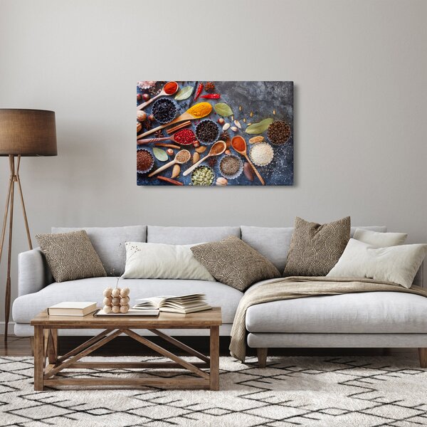Kép - Fűszerek (90x60 cm)