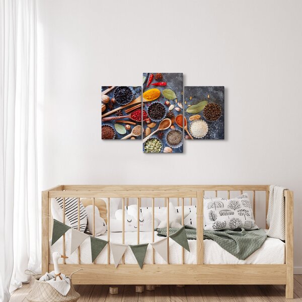 Kép - Fűszerek (90x60 cm)