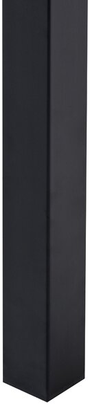Kerti asztal LEVANTO 80 cm 80 cm Fém Fekete