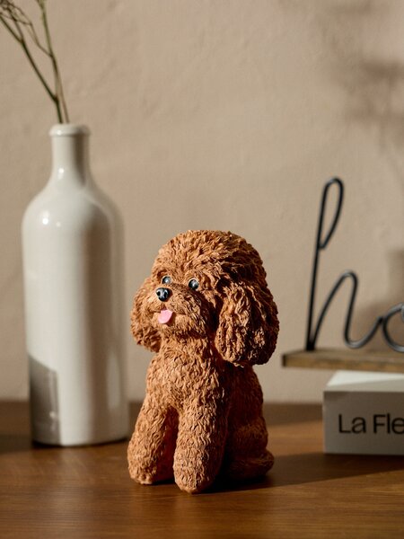 Sinsay - Dekoratív Cavapoo kutyafigura - barna