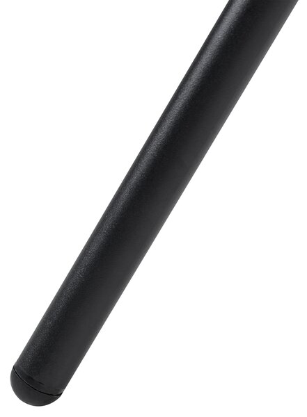Kerti asztal LINOSA 80 cm 80 cm Fém Fekete