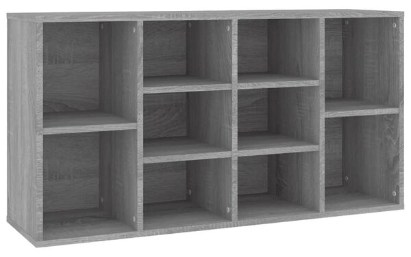 Szürke sonoma színű cipőtároló pad 103 x 30 x 54,5 cm