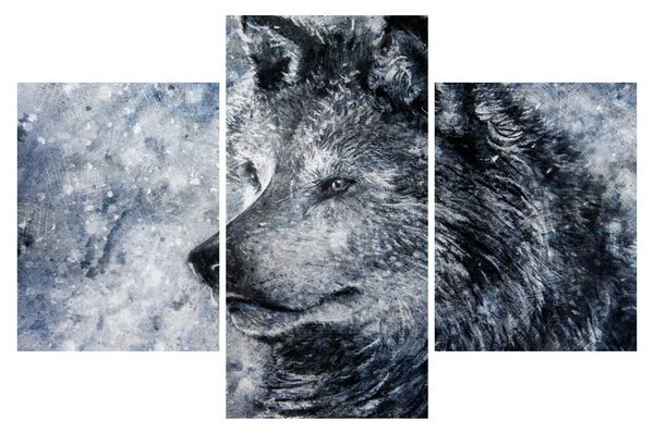 Kép - Farkas rajzfilm (90x60 cm)