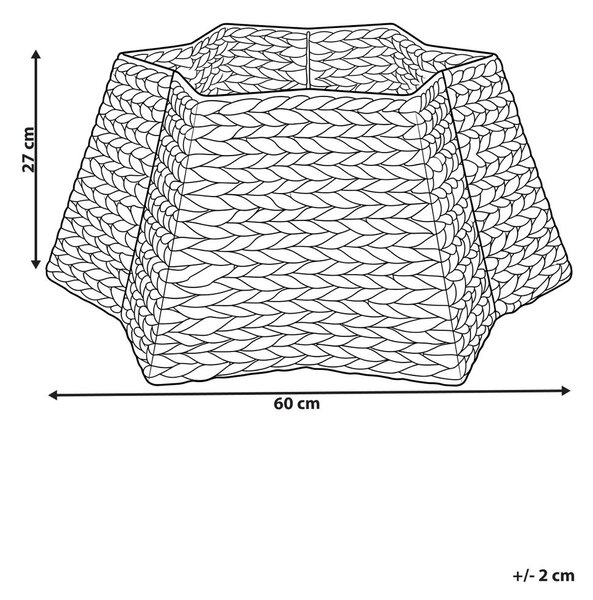 Karácsonyfa alátét EVIJARVI 60 cm Természetes