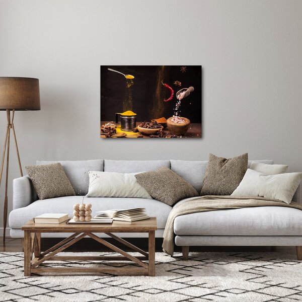 Kép - Fűszerek mozgásban (70x50 cm)