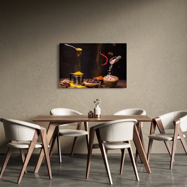 Kép - Fűszerek mozgásban (90x60 cm)