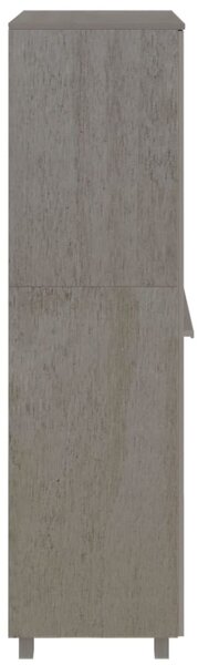 HAMAR világosszürke tömör fenyőfa gardrób 89 x 50 x 180 cm