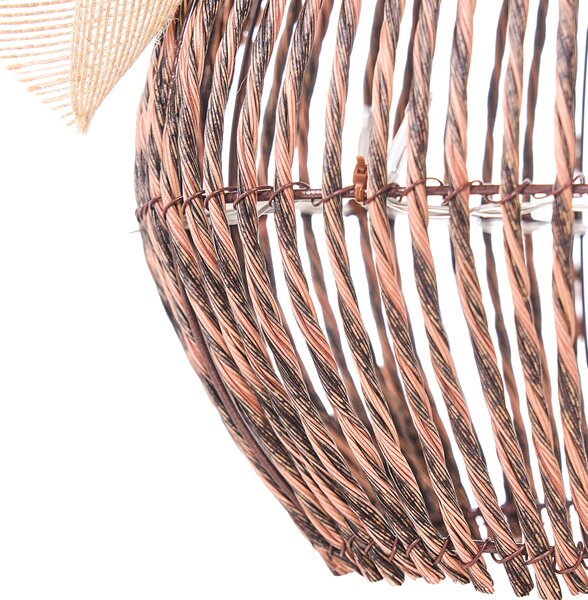 LED dekoráció Nyúl NAUVO PE Rattan Barna