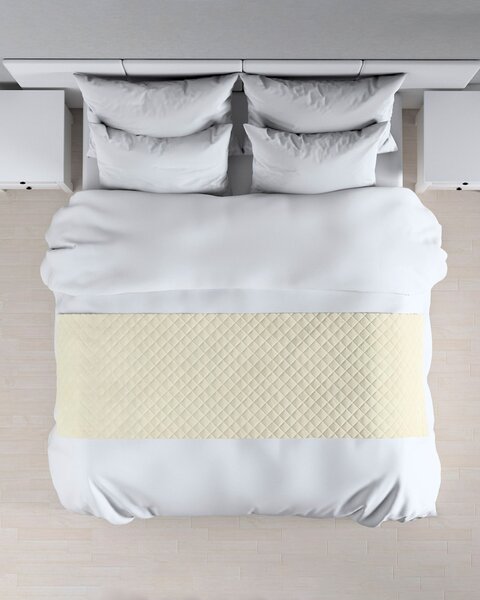 Bársony futó ágytakaró hotel 60x200cm termék színe krém szövet fényes, welwet
