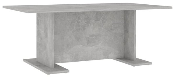 Betonszürke szerelt fa dohányzóasztal 103,5 x 60 x 40 cm