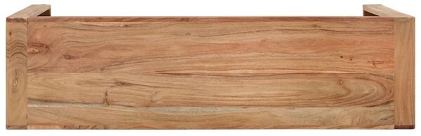 Tömör akácfa tálalóasztal 110x30x76 cm