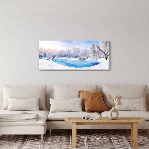 Kép - Jeges tó (120x50 cm)