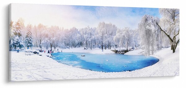Kép - Jeges tó (120x50 cm)