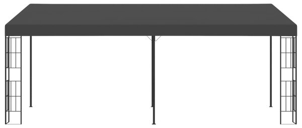 Antracitszürke falra szerelhető szövetpavilon 3 x 6 m