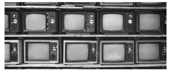 Kép - Retro TV (120x50 cm)