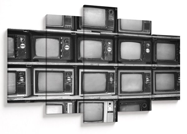 Kép - Retro TV (150x105 cm)