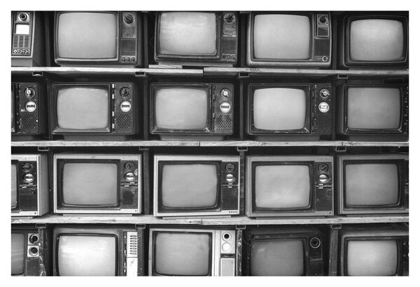 Kép - Retro TV (90x60 cm)