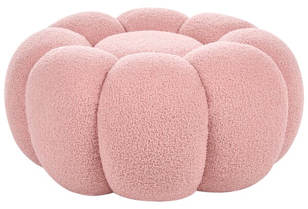 Puff BEAUFORT Buklé Rózsaszín