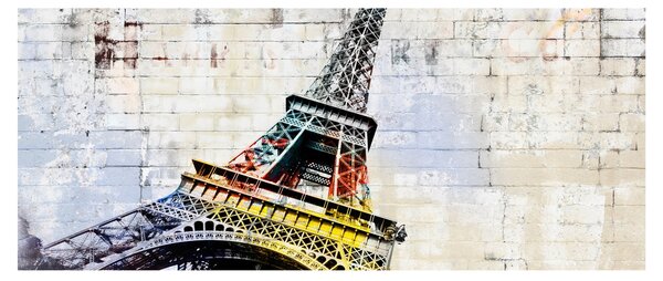 Kép - Az Eiffel-torony digitális művészete (120x50 cm)