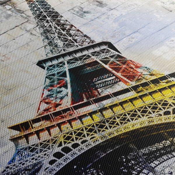 Kép - Az Eiffel-torony digitális művészete (70x50 cm)