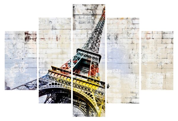 Kép - Az Eiffel-torony digitális művészete (150x105 cm)