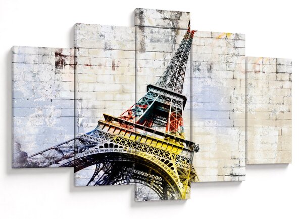 Kép - Az Eiffel-torony digitális művészete (150x105 cm)