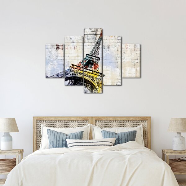 Kép - Az Eiffel-torony digitális művészete (150x105 cm)