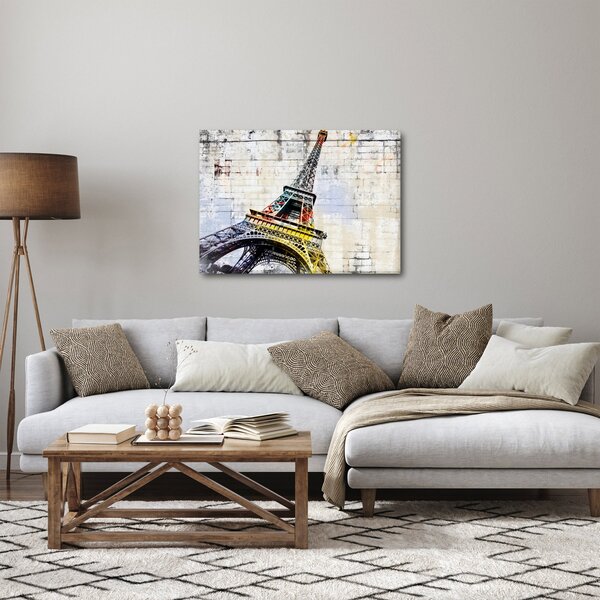 Kép - Az Eiffel-torony digitális művészete (70x50 cm)