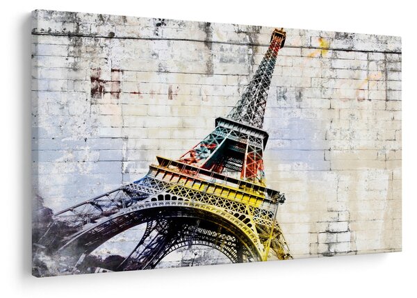 Kép - Az Eiffel-torony digitális művészete (90x60 cm)
