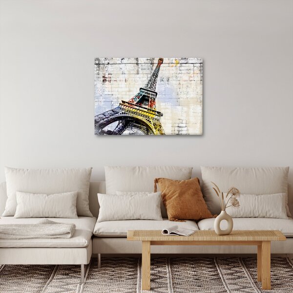 Kép - Az Eiffel-torony digitális művészete (70x50 cm)