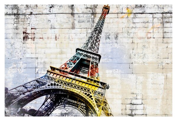 Kép - Az Eiffel-torony digitális művészete (90x60 cm)