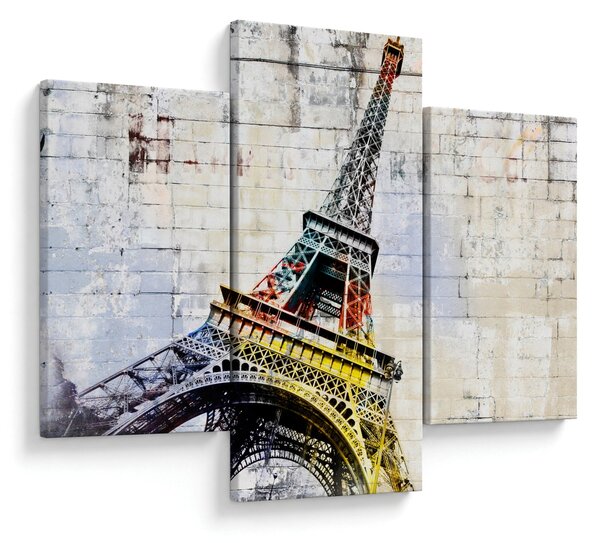 Kép - Az Eiffel-torony digitális művészete (90x60 cm)