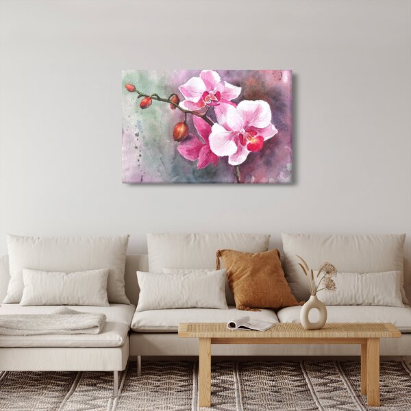 Kép - Orchideák, akvarell (90x60 cm)