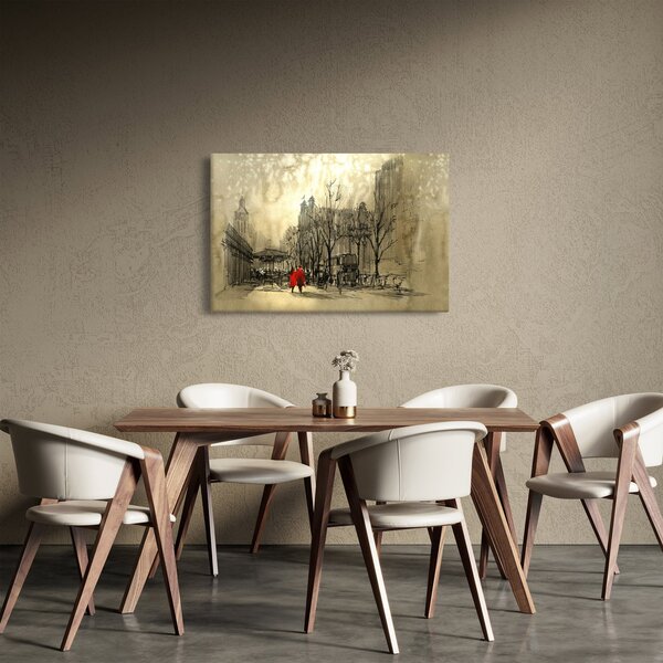Kép - A város vázlata (90x60 cm)
